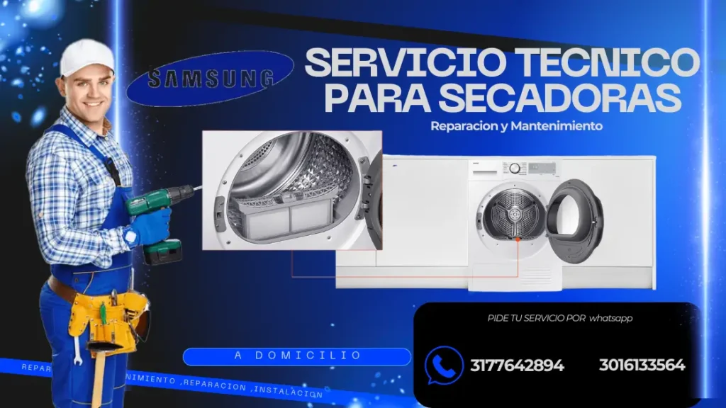 Mantenimiento de Secadoras Samsung en Medellín
