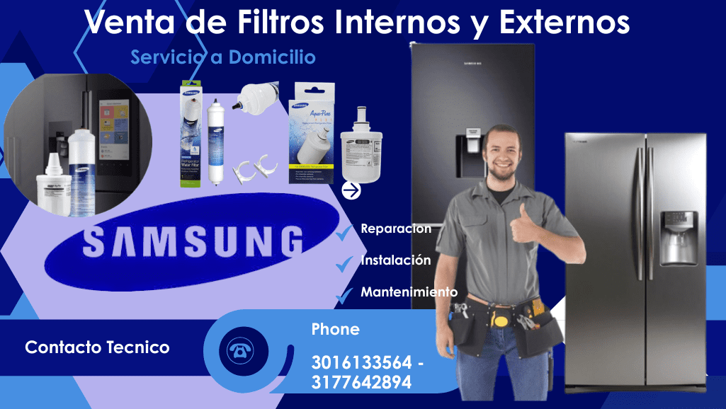 Filtros de Agua para Nevera Samsung en Belén