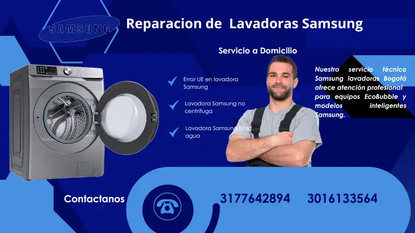Reparación de Lavadoras Samsung Suba